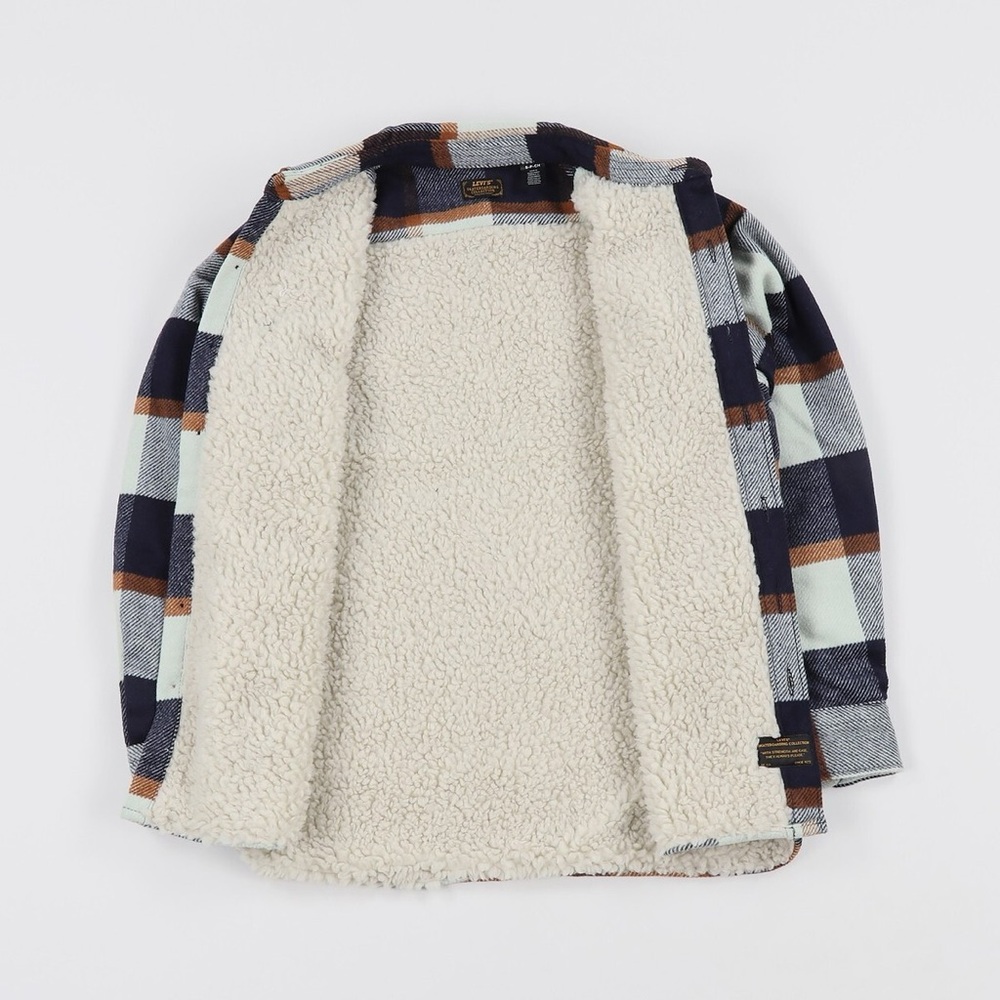 Levi's skateboarding edition Sherpa flannel jacket